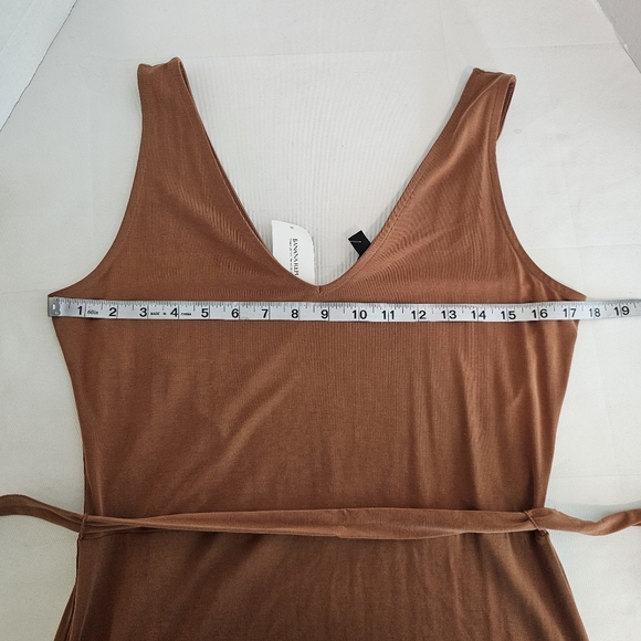 Banana Republic Brown Sleeveless Tie Belt Dress - Picture 6 of 10